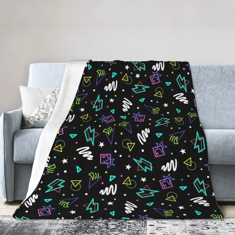 FNAF security breach Arcade carpet design blanket soft warm flannel throw blanket plush bed living room picnic for travel home