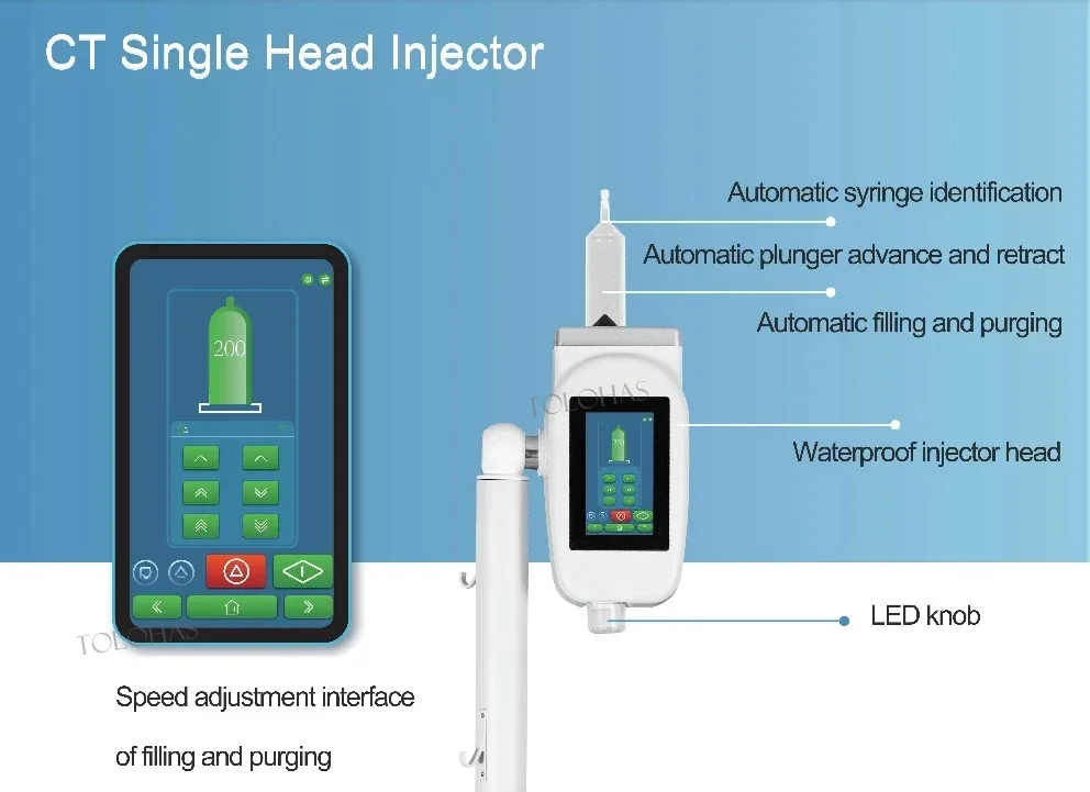 LHDC1101 Medical contrast agent precise  high-pressure  hospital wireless CT Injector