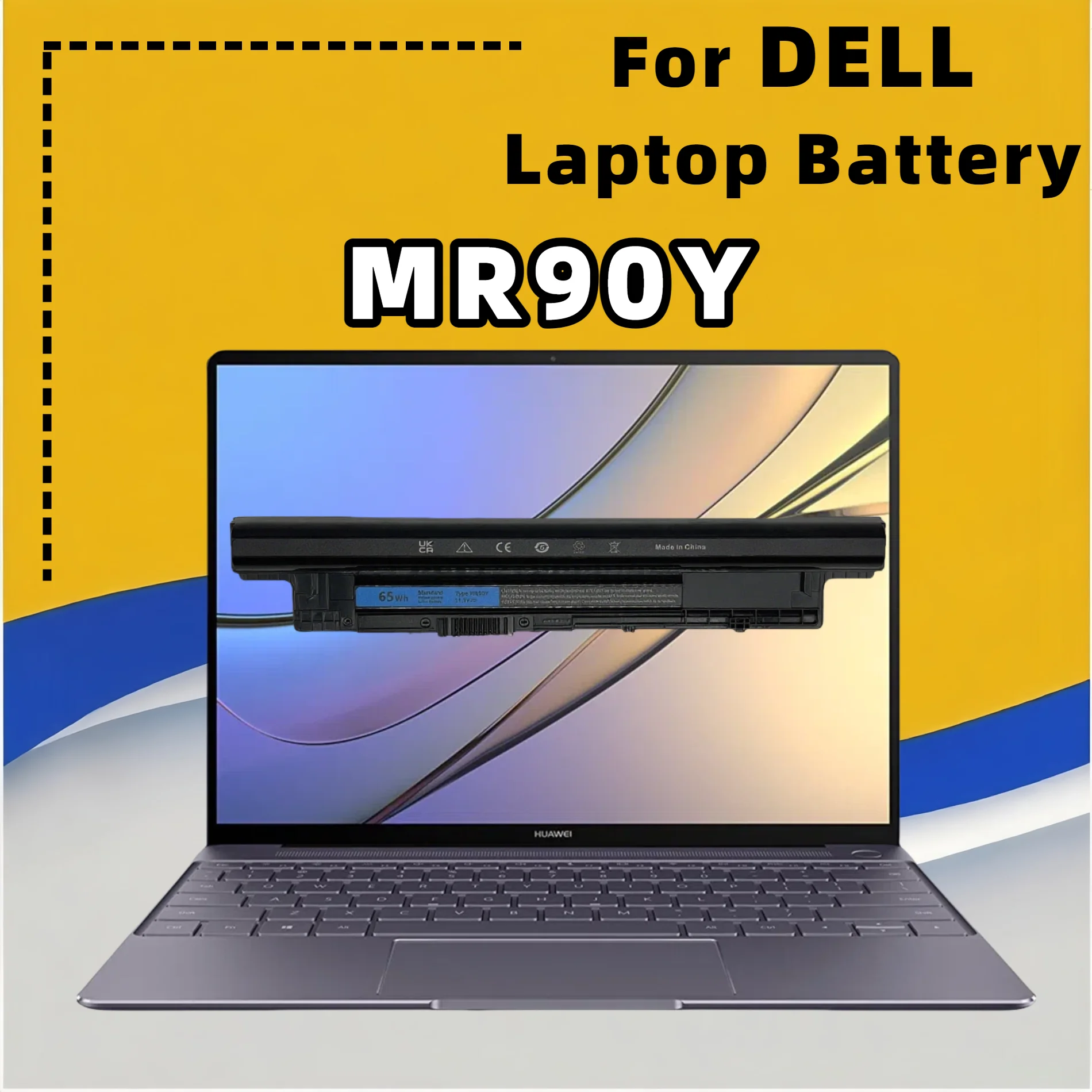 FRLESUI XCMRD MR90Y Laptop Battery for DELL Inspiron 3441 3442 3443 5721 3521 3437 3537 5437 5537 3737 5737 5421