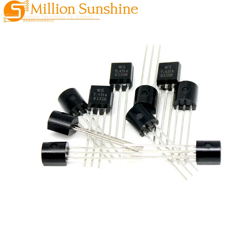 50-100Pcs/Lot TL431 TO92 TL431A TO-92 Regulator Tube Triode  New and Original IC Chipset