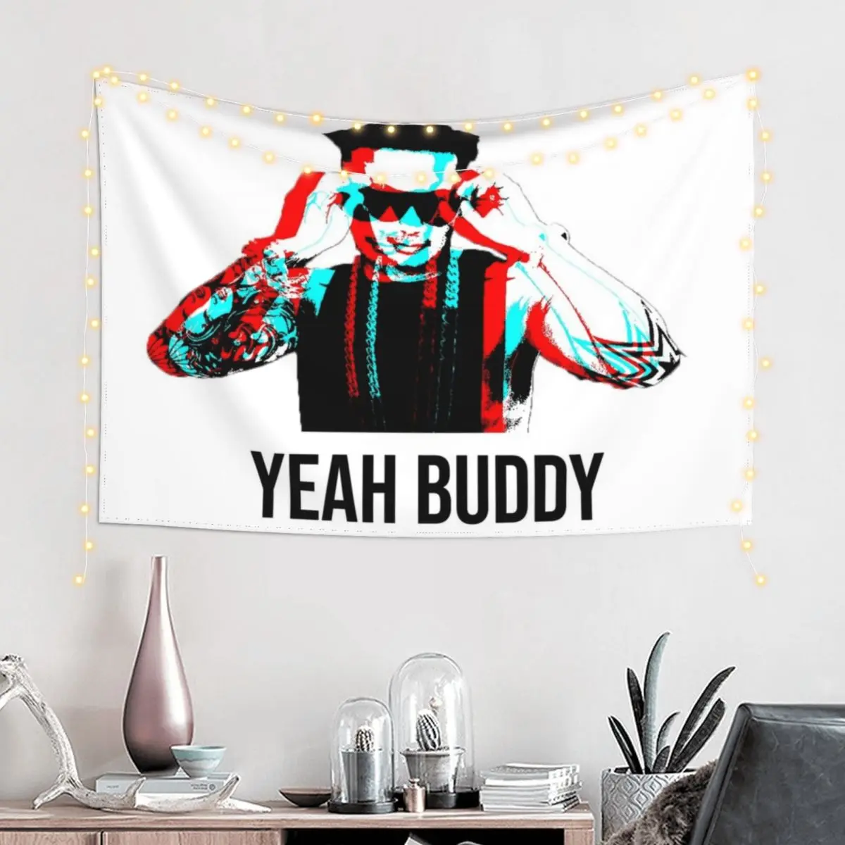 Pauly D Yeah Buddy JS 3D Tapestry Cute Room Things Home Decor Accessories Wallpaper Decorative Wall Mural Tapestry