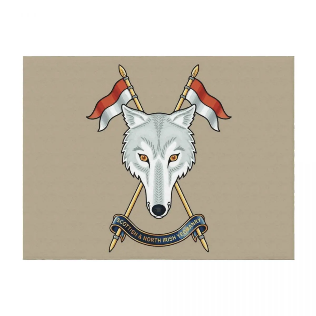 

Scottish and North Irish Yeomanry (SNIY) - British Army Throw Blanket cosplay anime Summer Bed Fashionable decorative Blankets