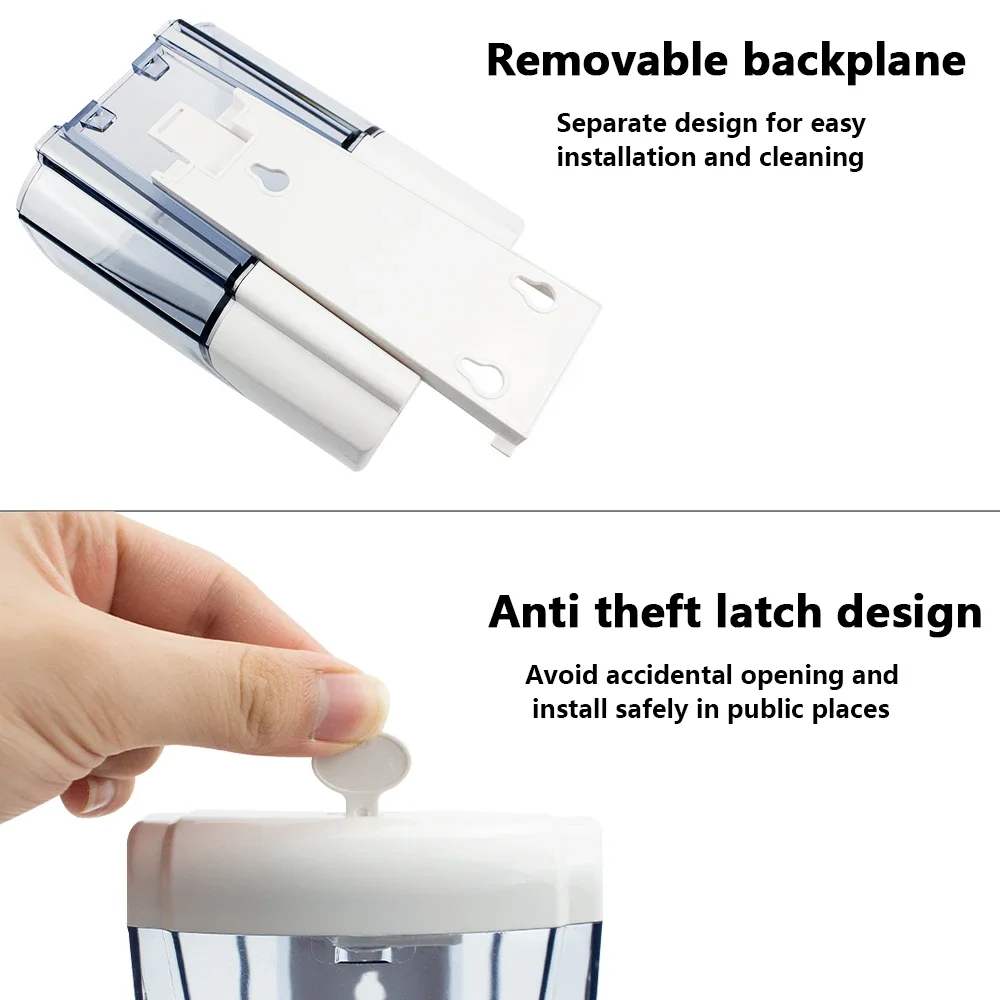 

Автоматический индукционный дозатор мыла, мытье, дезинфекция мобильного телефона, без контакта, электрическая подача пенного мыла, настенный монтаж, 700 м