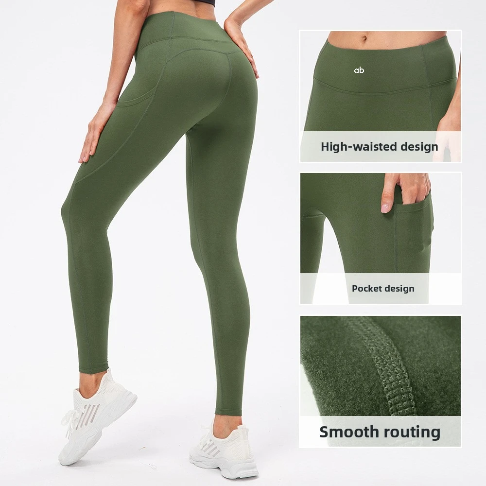 Women Autumn Winter Fleece Lined Two Piece Sports Set Slim Fit Long Sleeve Top And Pants Running Gym Yoga Fitness Outfit