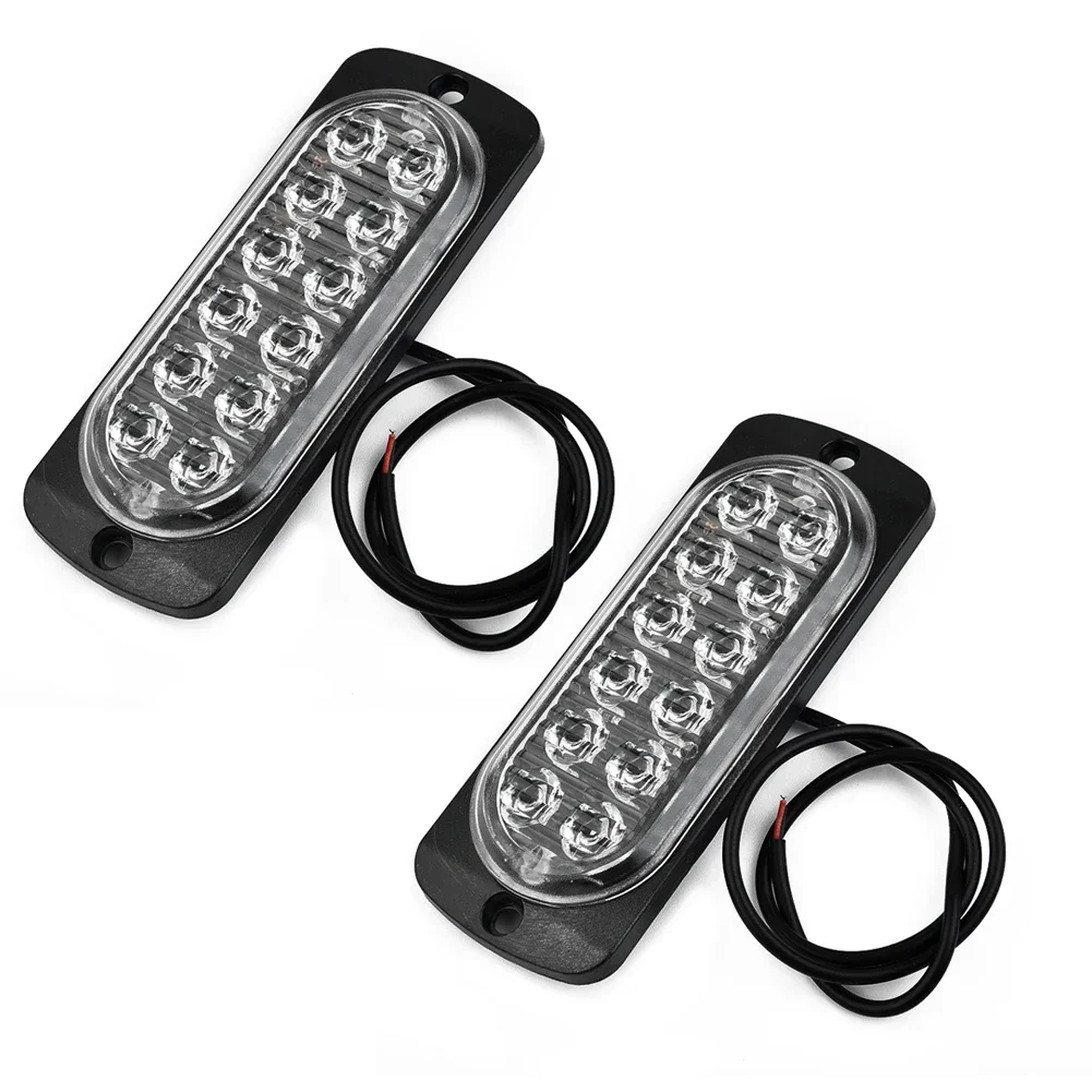 

Brand New Useful New Durable LED Urgent Light 333mA 36W Truck 12Led 12v~24v Van 2pcs For Truck Car Replacement