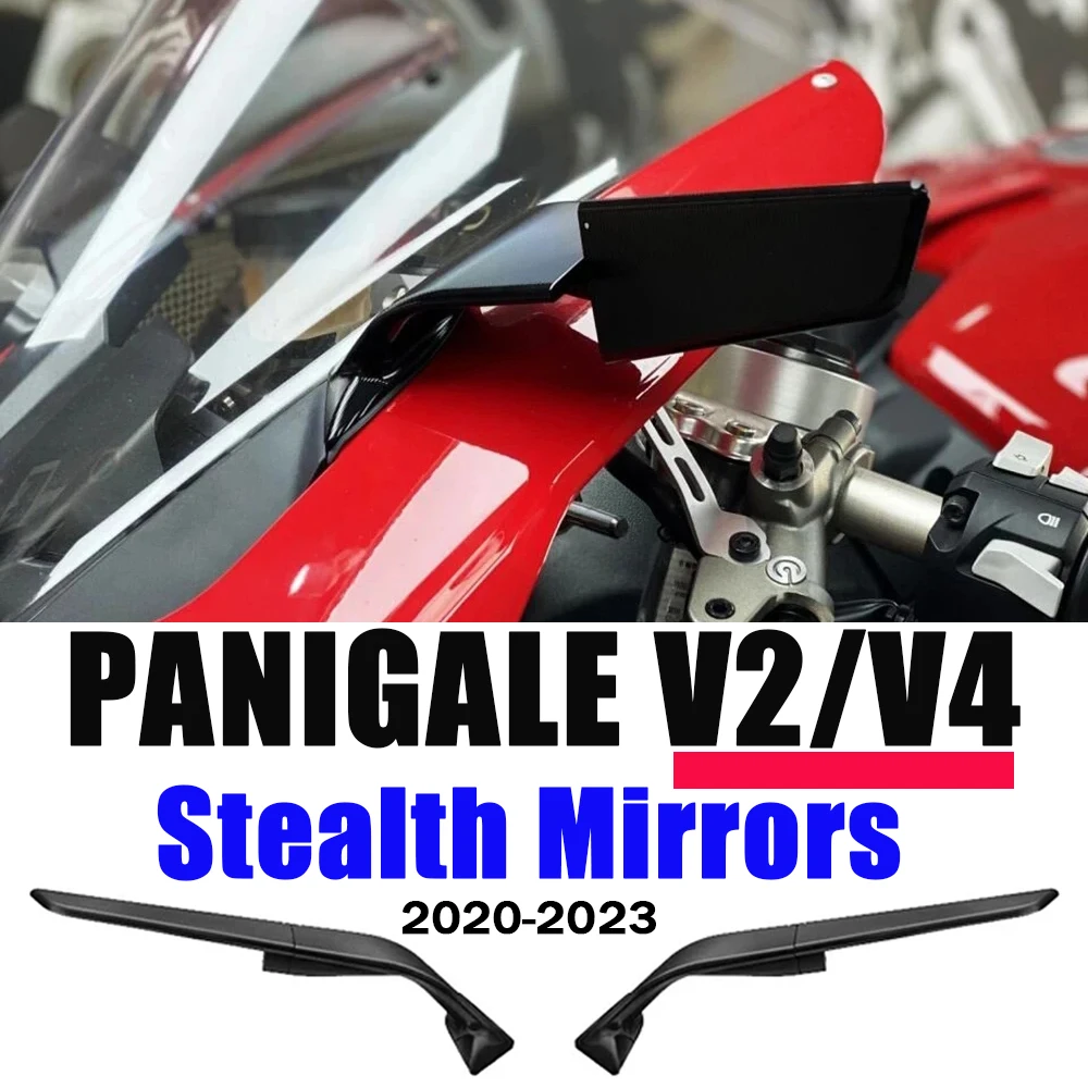 

For Ducati Panigale V2 955 V4 1100 Motorcycle Rearview Mirror Stealth Mirrors Sport Winglet Mirror Kits Adjustable Side Mirrors