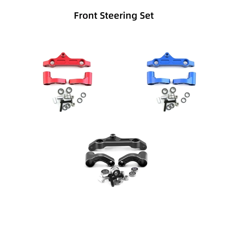 Liga de alumínio Frente Direcção Set, Reparação mais resistente Substituir Acessórios, ARRMA 1/5 KRATON 8S ARA110002T1 ARA110002T2
