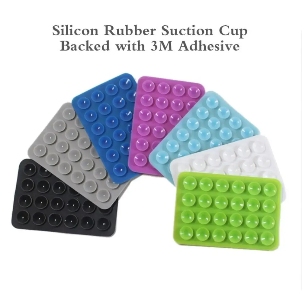 New Adhesive Silicone Suction Pad Multifunction Durable Silicone Rubber Sucker Pad Suction Cup Bracket Cellphone Stand