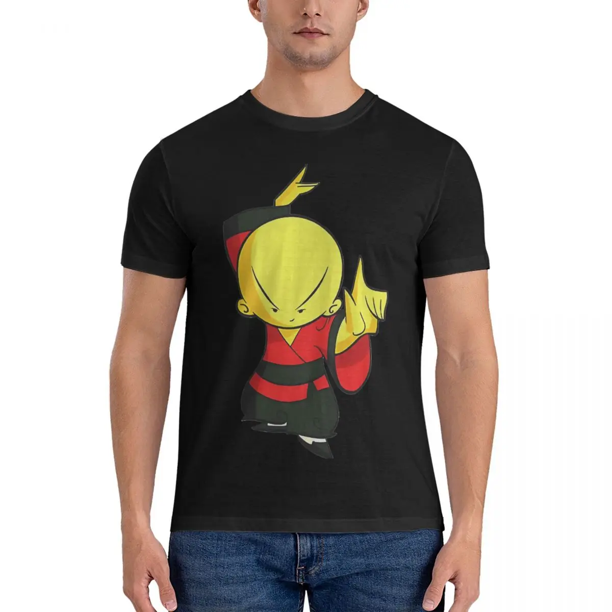 Show Xiaolin Showdown T Shirt Men Cotton Casual T-Shirt Crewneck Xiaolin showdown Tee Shirt Short Sleeve Clothes Printed