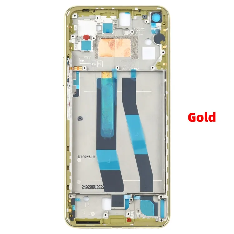 New For Xiaomi Mi 11 Lite  LCD Front Frame Middle Bezel Housing Chassis Smartphone Repair Parts