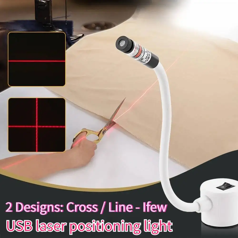 DTF USB Heat Press Laser Alignment Tool Sublimation Tshirt Positioning Light Kit Cutting Bed Sewing Position Cross Light Locator