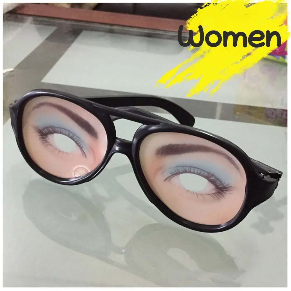 Gift April Fools' Day Novelty Glasses Photo Booth Props Eye Ball Funny Glasses Gag Performance Props Prank Toy Party