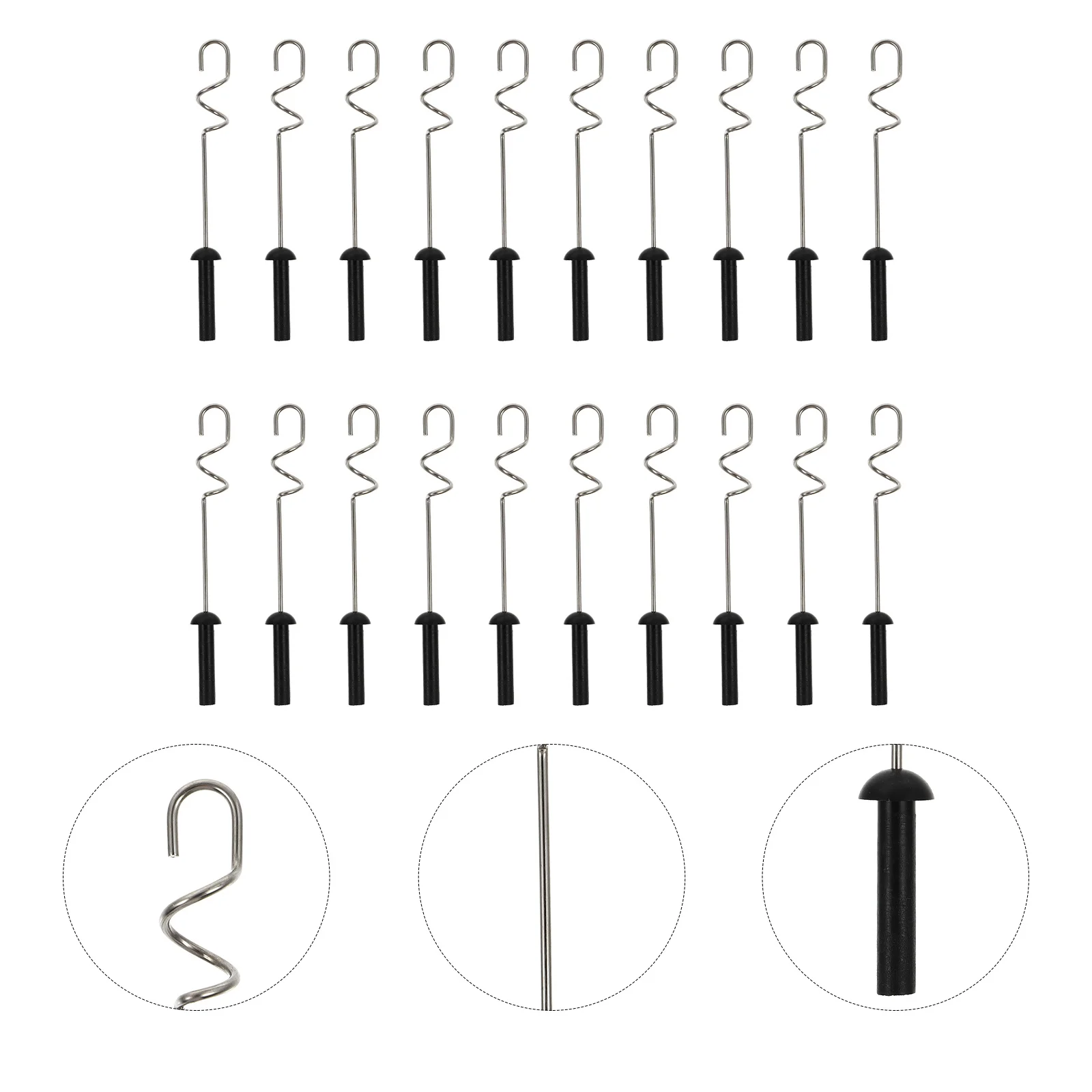 

20 pcs Pigment Mixer Head Electric Color Stirrer For Paints Gouache Toning Blending Tool Artist Pigment Agitator Home Use Art