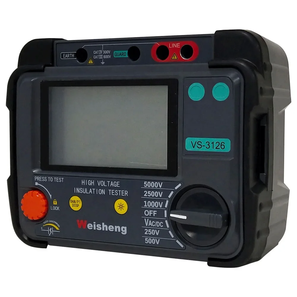 

Factory Price Handheld 5kV Megohmmeter Resistance Meter High Voltage Ohm Meter 5000V Insulation Resistance Tester Price