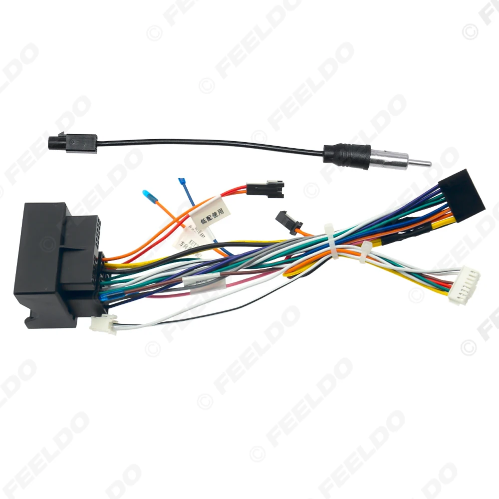 Car Media Player Navigation Radio Android 16Pin Wire Harness Canbus Box for Volkswagen Golf 5/6 Polo Passat Jetta Tiguan Touran