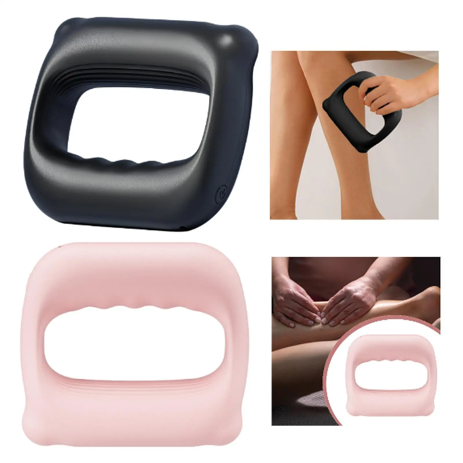 

Electric Handheld Massager Fitness Muscle with Waist Belt Gift Massage Ring