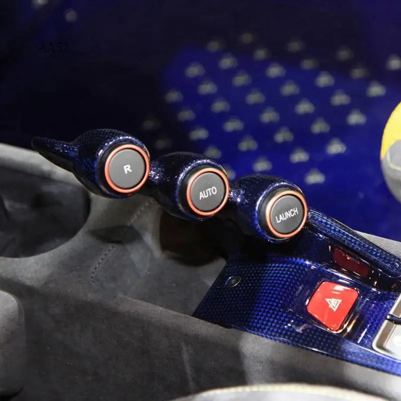 

AS-Car Gearbox Control Dashboard "Launch" Button Panel For Ferrari 458 2011-2015 Replacement Parts Accessories