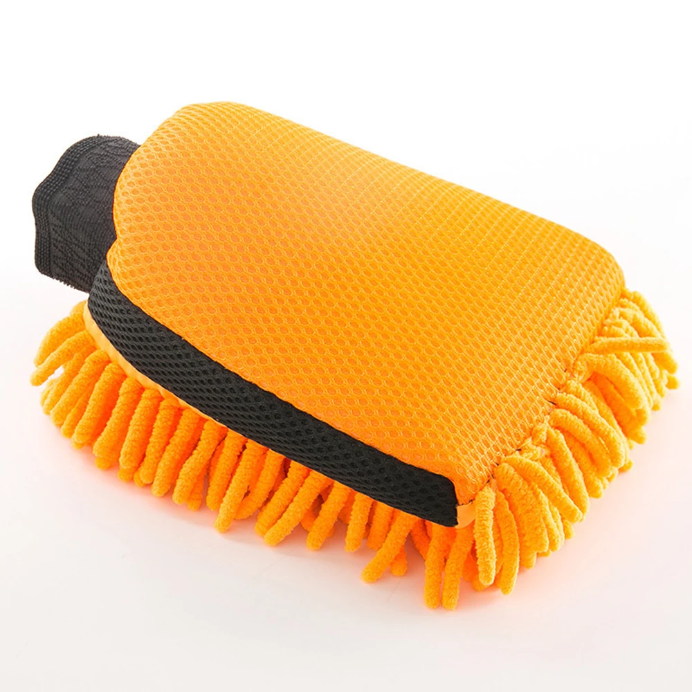 

Waterproof Car Wash Microfiber Chenille Gloves Thick Car Cleaning Mitt Wax Detailing Brush Double-faced Glove for Car Wash Care