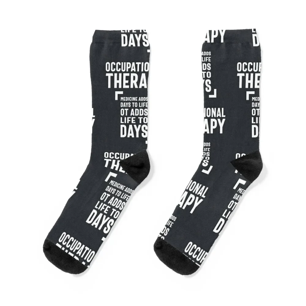 

Occupational Therapy Job Title Gift Socks cute men cotton high quality summer Women's Socks Men's