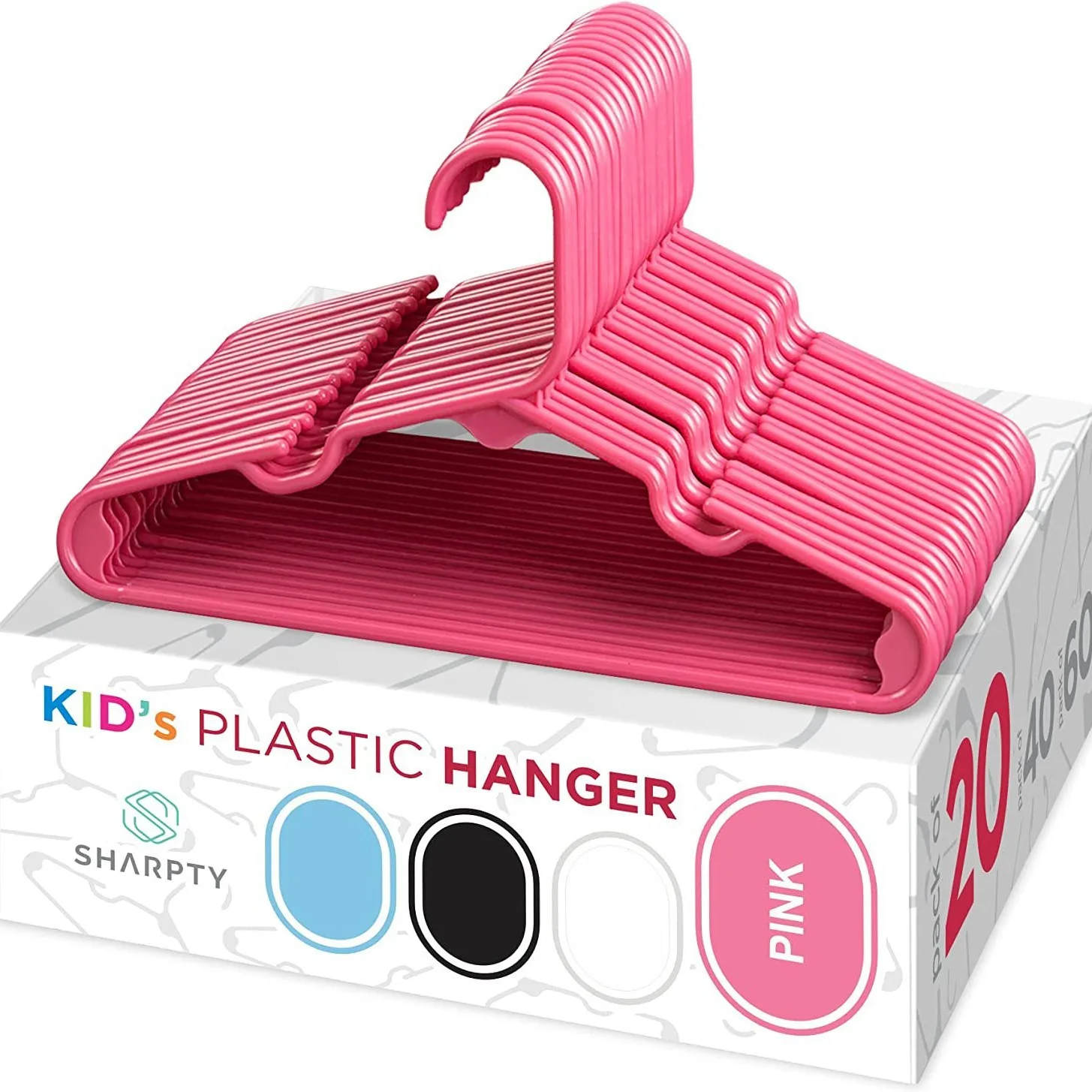 

PP dry and wet dual-use plastic children's coat hanger for household non-slip and non-trace