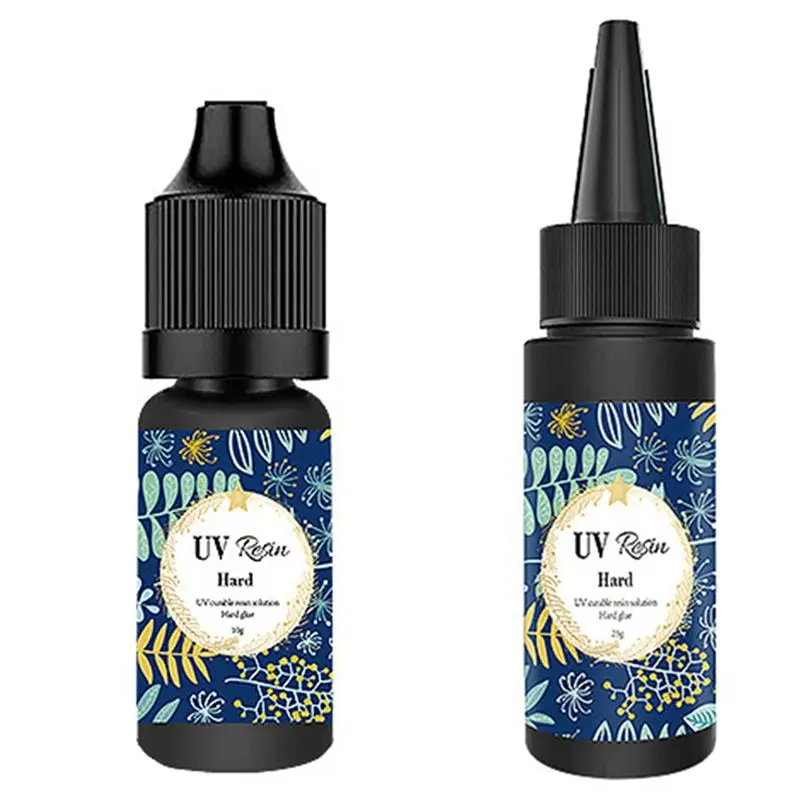 B62B-Hard UV Resin Glue Clear Ultraviolet Curing Quick Drying Epoxy Resin UV Glue DIY Jewelry Making Tools Durable 25G view 3