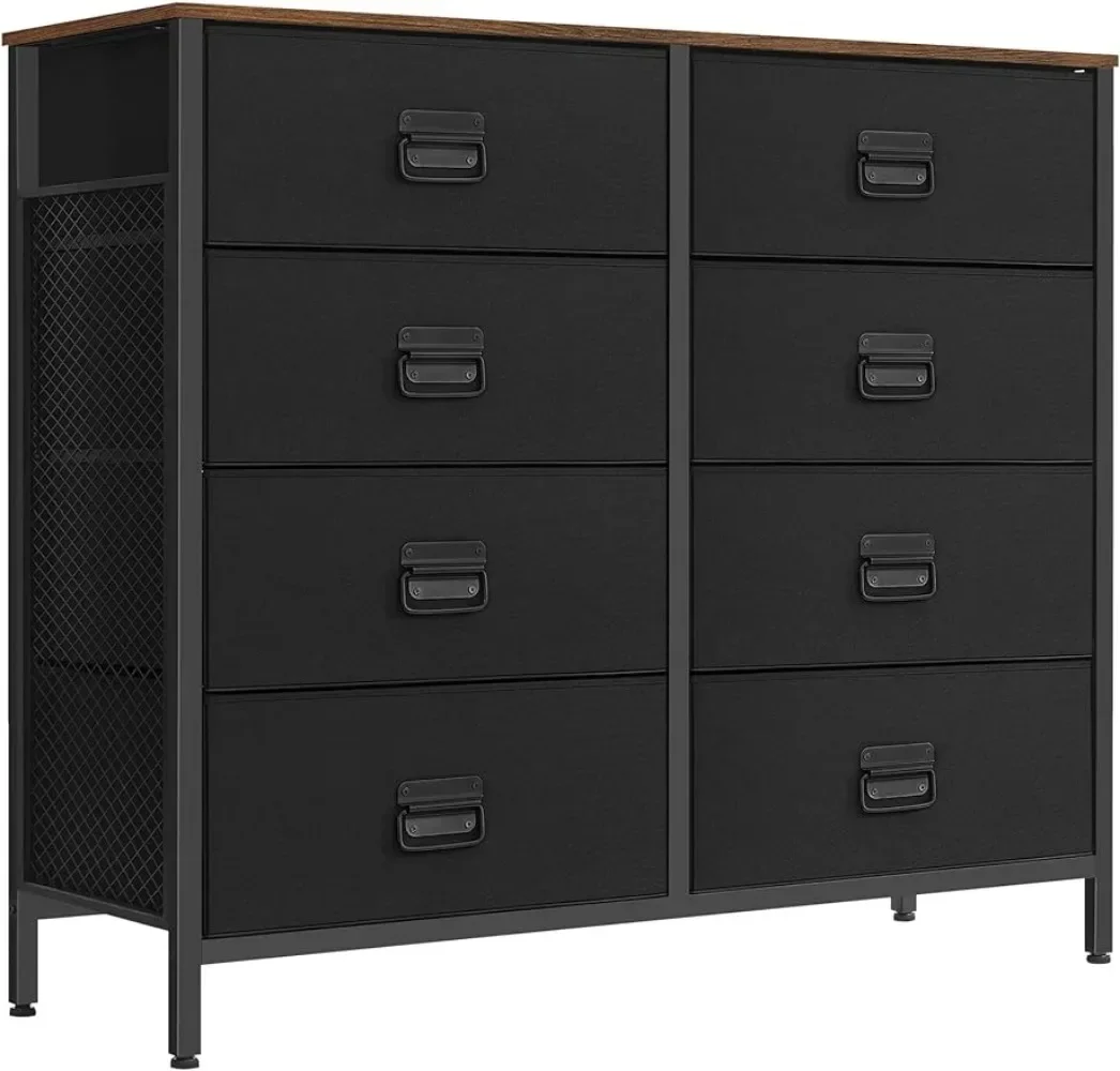

Dresser for Bedroom, Storage Organizer Unit with 8 Fabric Drawers, Steel Frame for -Living -Room, Entryway