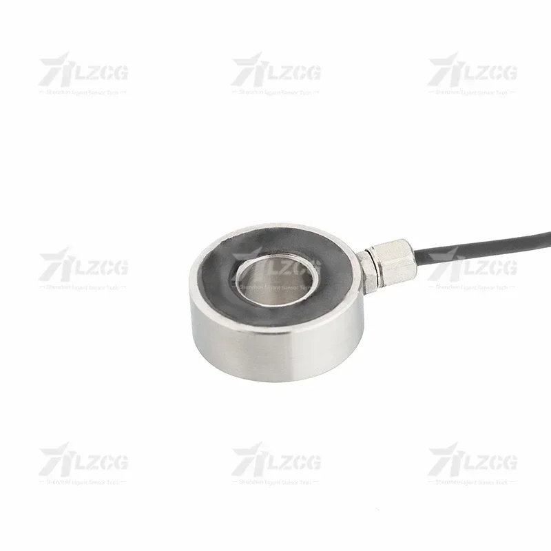 Ring Type Force Sensor Compression Push Pressure Mini Load Cell Spoke Wheel Donut washer Shaped 5kg 10kg 20/30/50kg Micro LFE-5 view 4