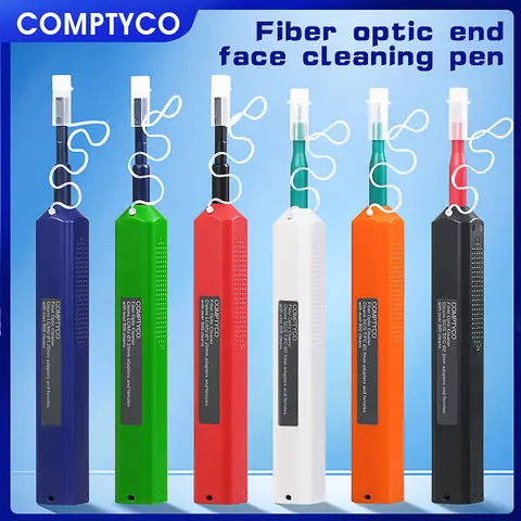 COMPTYCO SC/FC/ST 2.5mm 광섬유 청소 펜 LC/MU 1.25mm 광섬유 클리너 도구 광섬유 커넥터 클리너