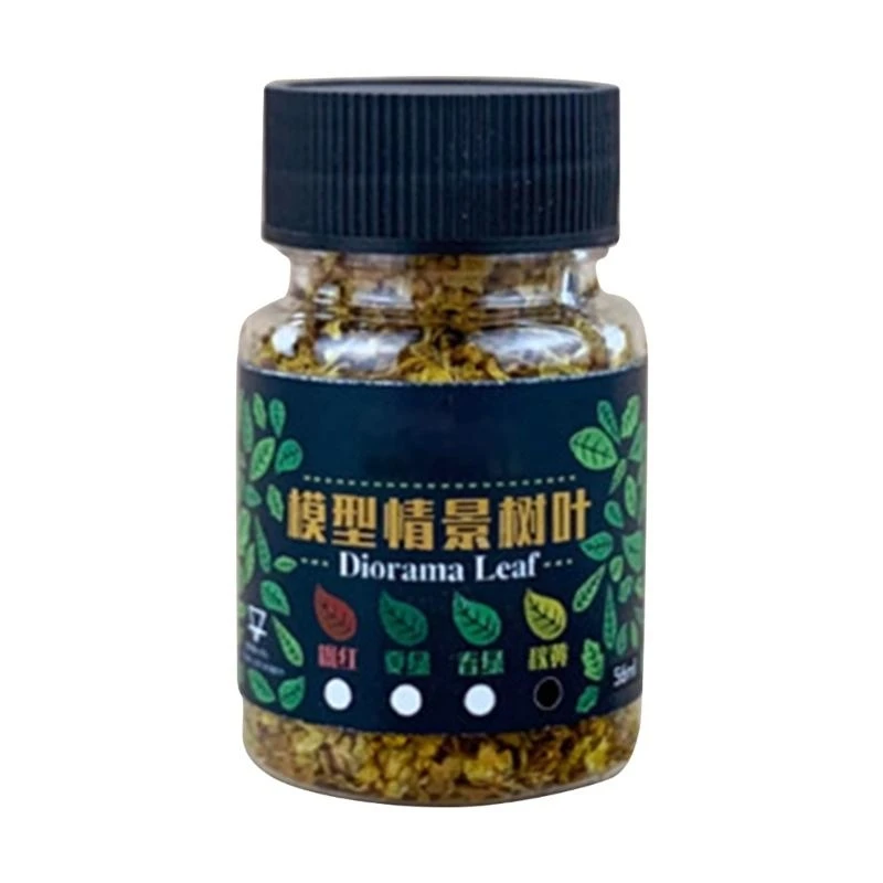

Портативный набор миниатюрных листьев для украшения дома для создания реалистичной модели поезда и садового пейзажа для 15UB