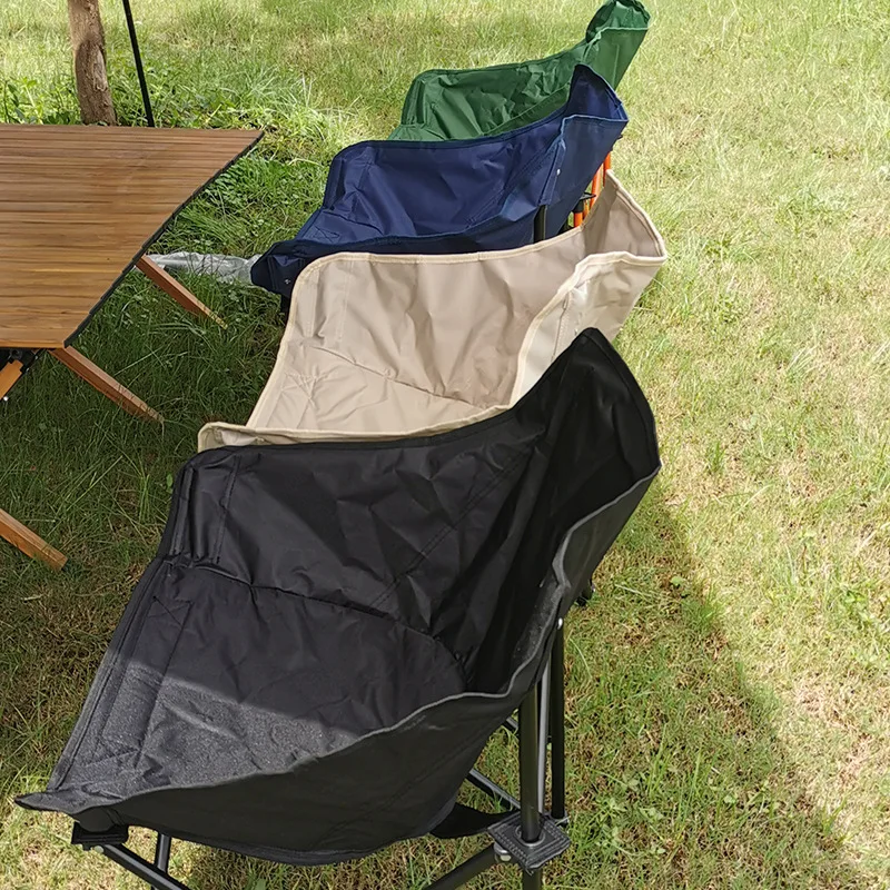 Outdoor folding chair portable fishing stool camping moon chair ultra-light folding stool art sketch reclining chair small stool