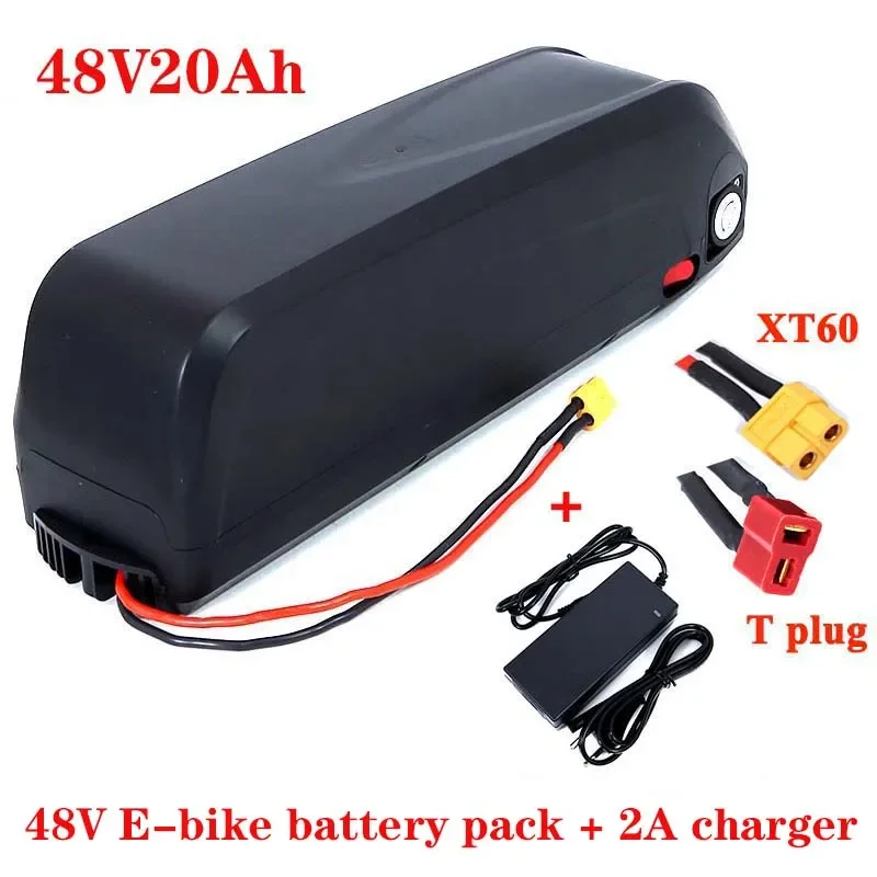 

Original 48V battery 48V 20AH ebike Hailong battery Max 30A BMS 350W 500W 750W 1000W 18650 lithium battery with charger