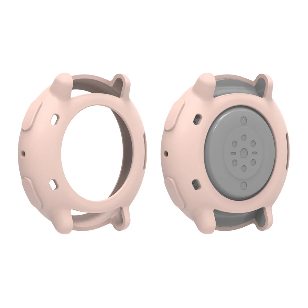 Soft Silicone Case For Huami Amazfit Active 2 Watch Cover Decoration Hollow Protective Case Super Light For Amazfit Active 2