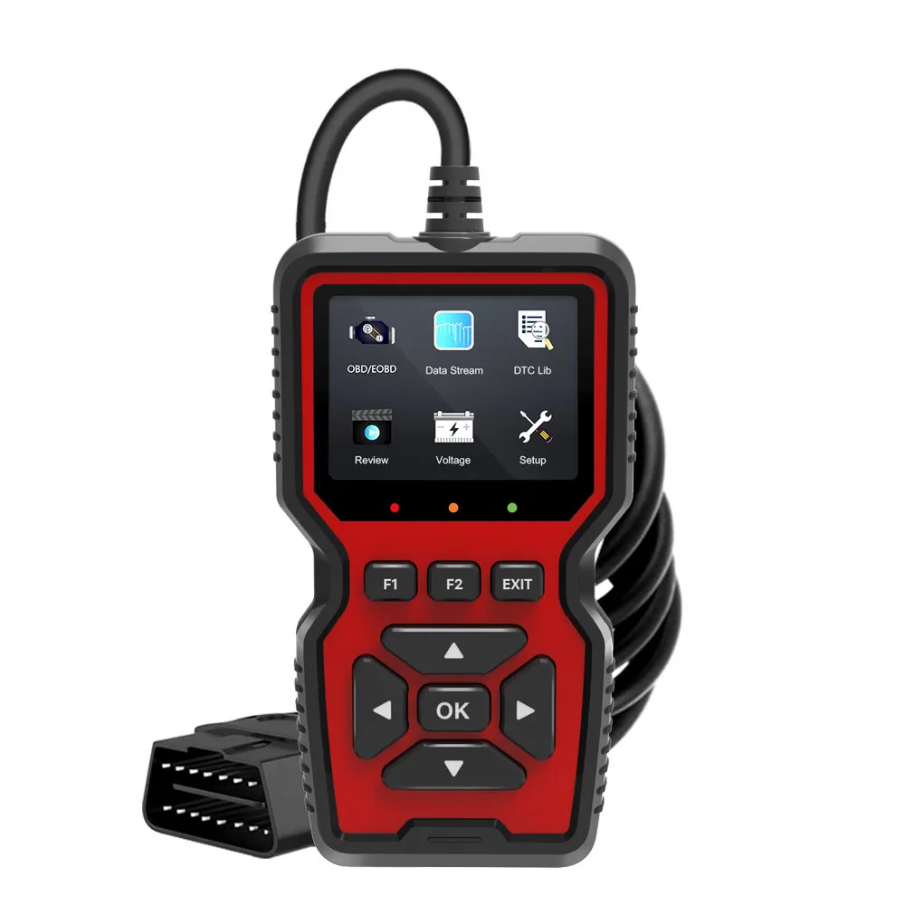 

Handheld multifunctional car diagnostic instrument code reader V519 color screen with Chinese handheld code reader card