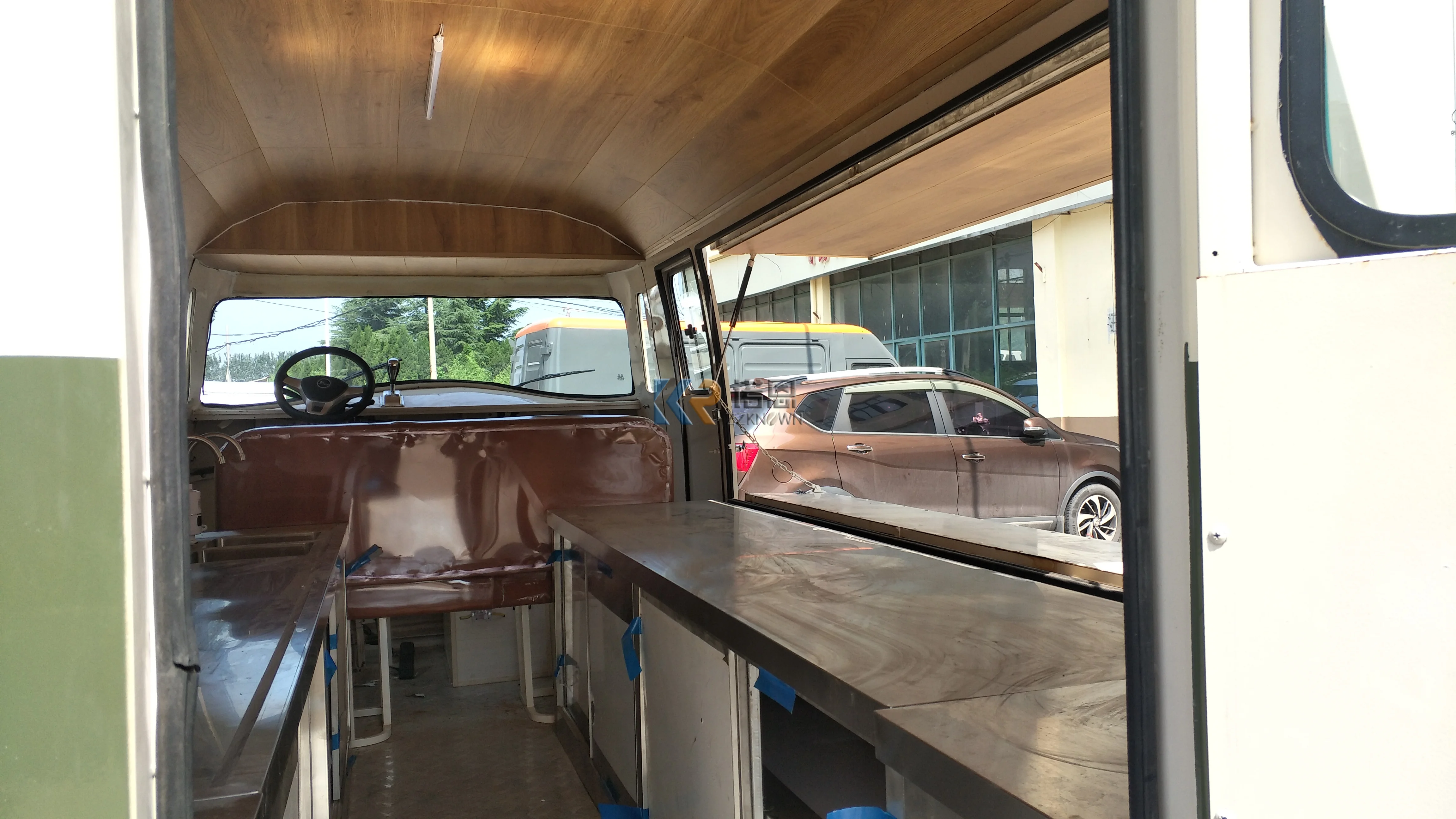 Novo design grande grande hy comida van caminhão de comida rápida campista carro rua móvel carrinho de comida para eua van com restaurante totalmente equipado