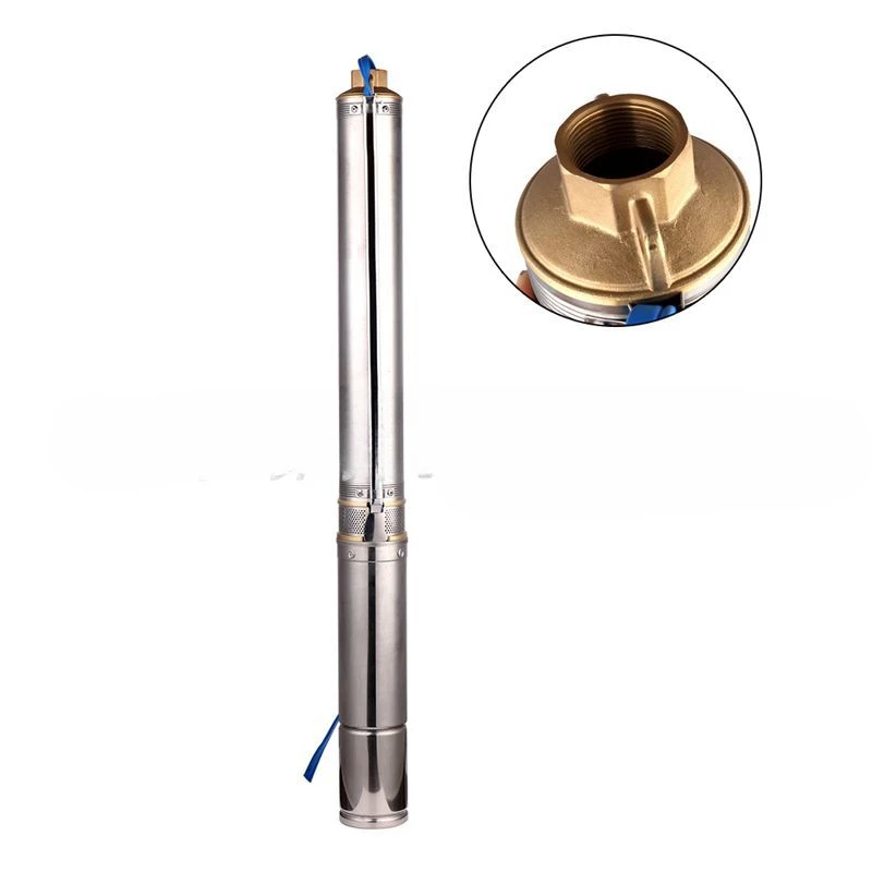 Cross-border stainless steel deep well 2Hp high lift anti-corrosion well clear water anti-sand submersible pump outlet 220V60Hz