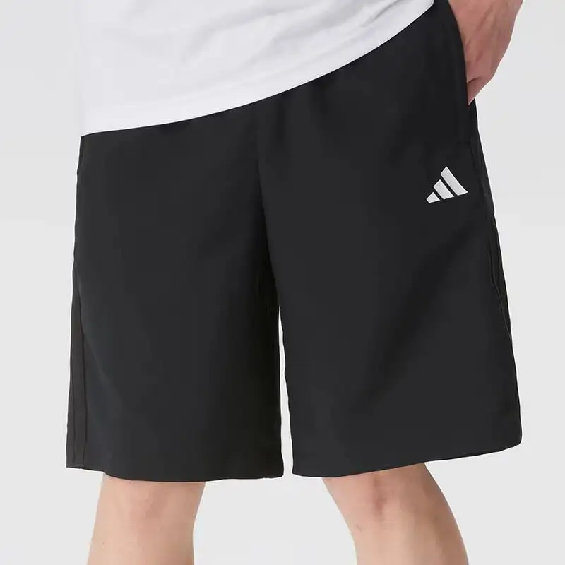 2026-sport-adidas-mens-woven-shorts-kc2882-climacool-fabric-drawstring-elastic-waist