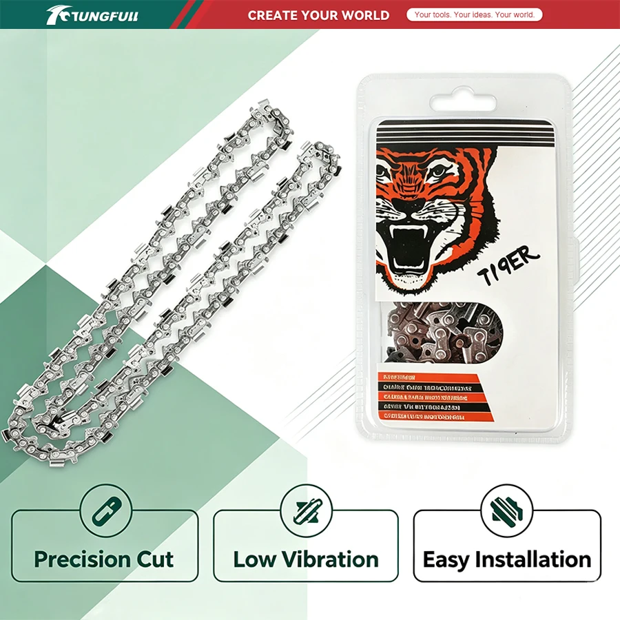 TUNGFULL 20 Inch 76 Drive Links Chainsaw Chain Replacement Saw Chain For Electric Chainsaw Wood Cutting Accessory