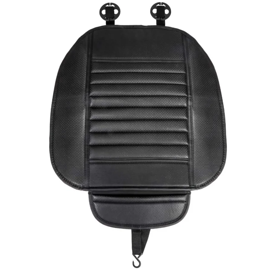 

Non-Slip Leather Car Seat Cover Comfortable Breathable Auto Front Seat Bottom Cushion with Pocket