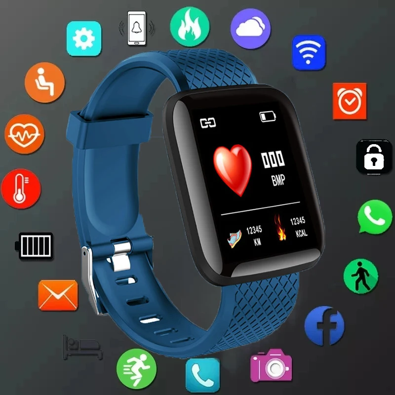 

D13 Bluetooth Smart Watch Men Women Blood Pressure Heart Rate Monitor Sport Smartwatch Tracker Reminder Sleep Monitoring Watches