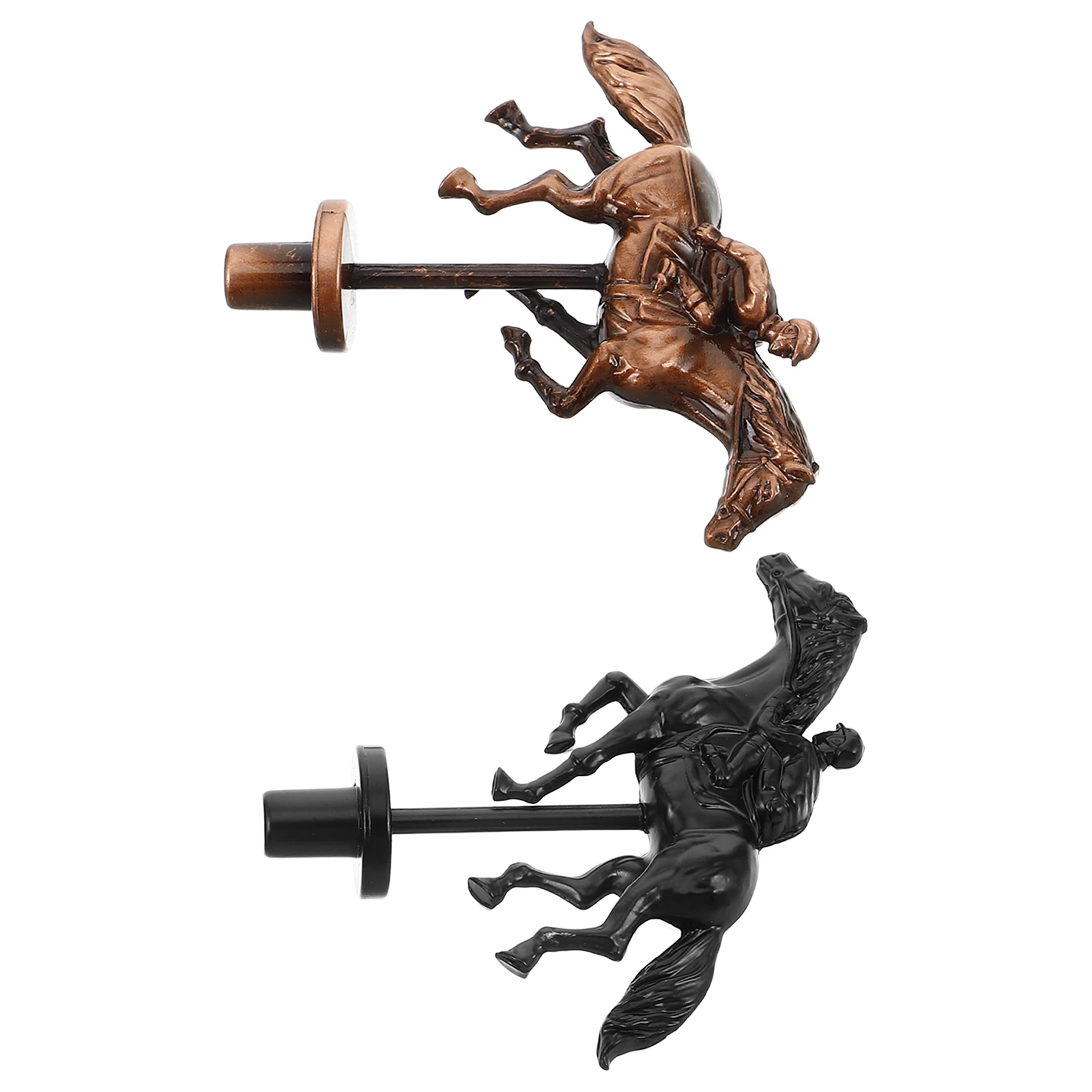 

2pcs Horse Racing Chess Pieces Alloy Multiplayer Fun Board Game Prop Souvenir Mini Model Gaming Accessories