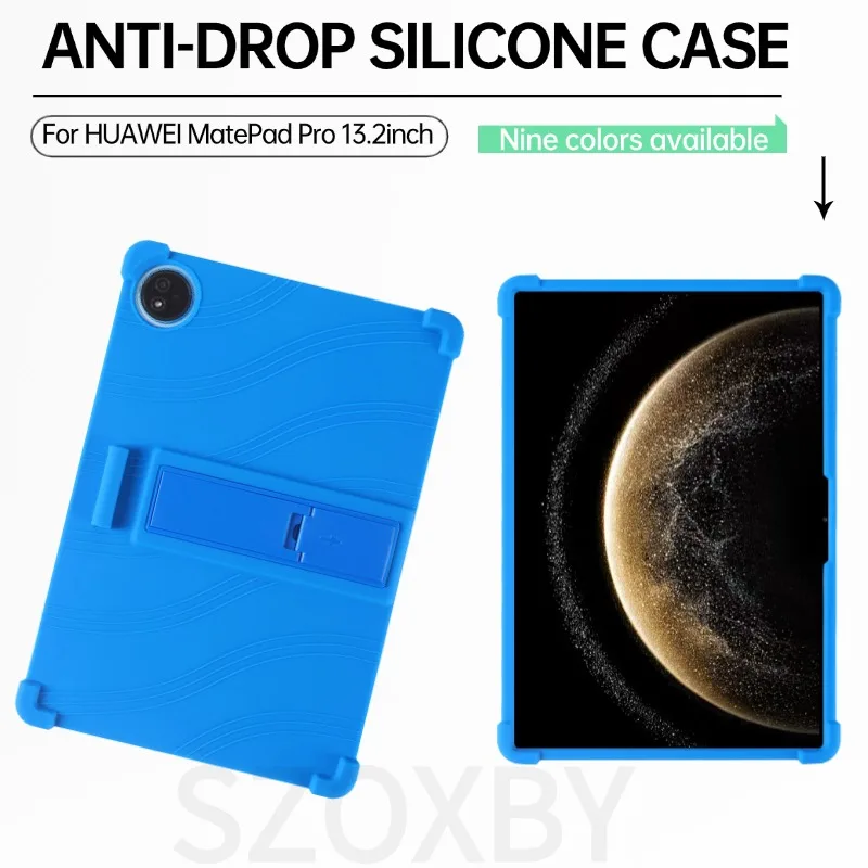 

For HUAWEI MatePad Pro 13.2inch Tablet case Kickstand Coat Shockproof Cover HUAWEI PCE-W30 Soft Silicon Stand Protective Shell