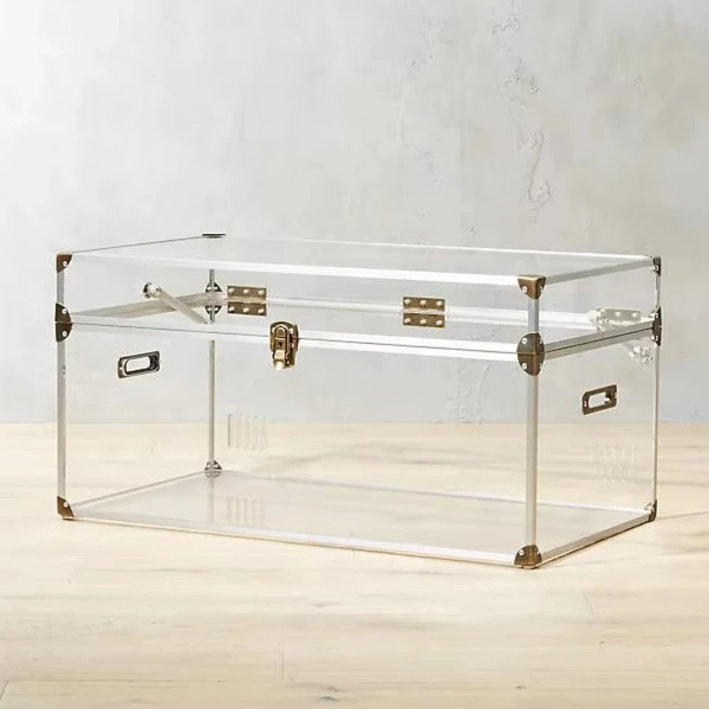 

Manufacturer Factory Supplier Modern Transparent Acrylic Luggage Acrylic Side Table Coffee Table