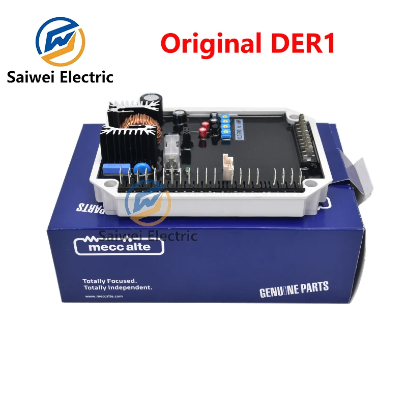 Régulateur de tension automatique DER1 AVR Mecc Alte pour générateur diesel Powerly Chine, stabilisateur d'excitation, ajusteur d'alternateur DER2