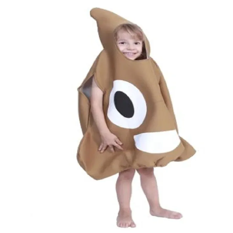 أطفال مضحك حفلة الهالوين زي أنبوب البراز زي البراز الاطفال تأثيري كرنفال زي مرحلة الأداء Outfi