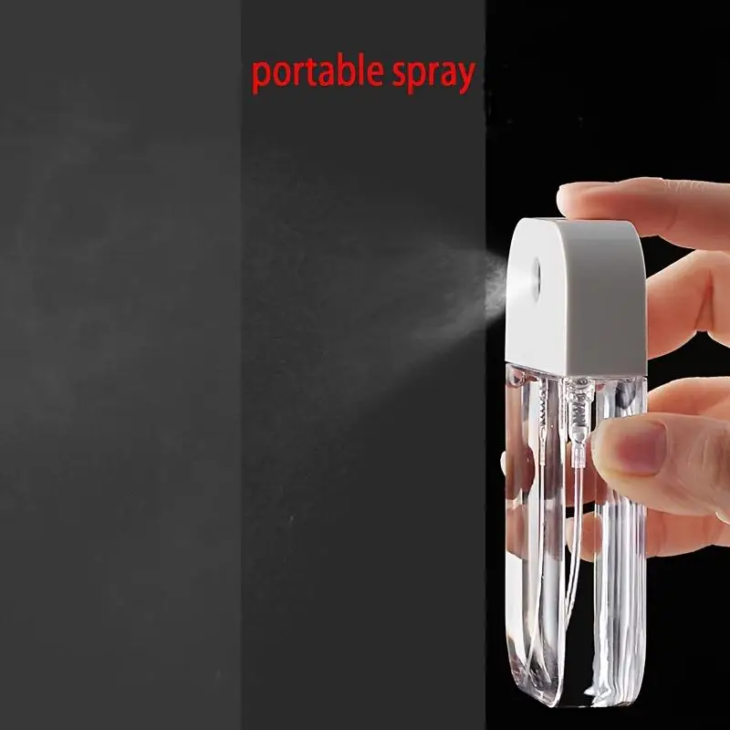 3pc Pocket Size Card Spray Bottle Portable Refillable Mini Travel Mist Atomizer for Makeup Hydration Perfume Alcohol Astringent