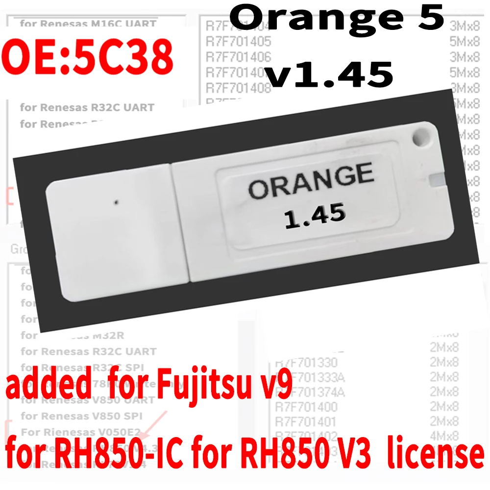 

Activation Orange5 V1.45 1.38 Super Pro ECU Programmer Orange 5 All Authorization for SRS Dash Modules Key Prog Immo Pin