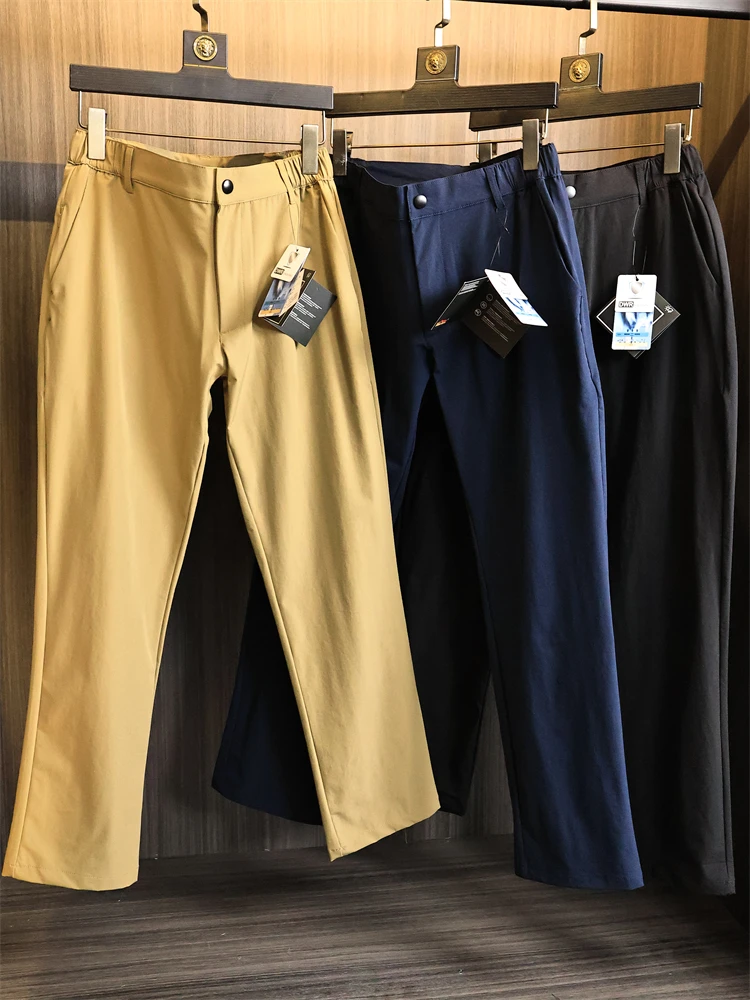 

DWR Water-Resistant Men's Casual Pants Autumn Outdoor Sports Moisture-ng Breathable Elastic Straight Leg Trendy