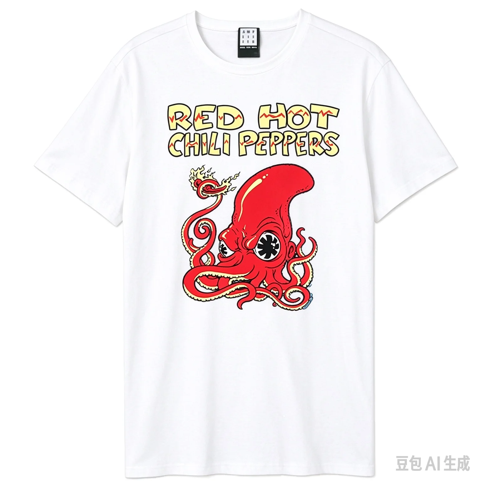 2026 Red Hot Chili Peppers Octopus Graphic T Shirt Unisex RHCP Funk Cotton Casual Streetwear Concert Short Sleeve