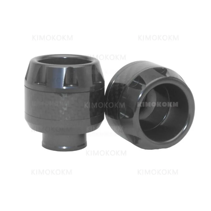 For Electric Scooter Motorbike Crash Protector Wheel Protection Pads 2Pcs/Set Carbon Fiber Slider Cups Anti Crash Protector