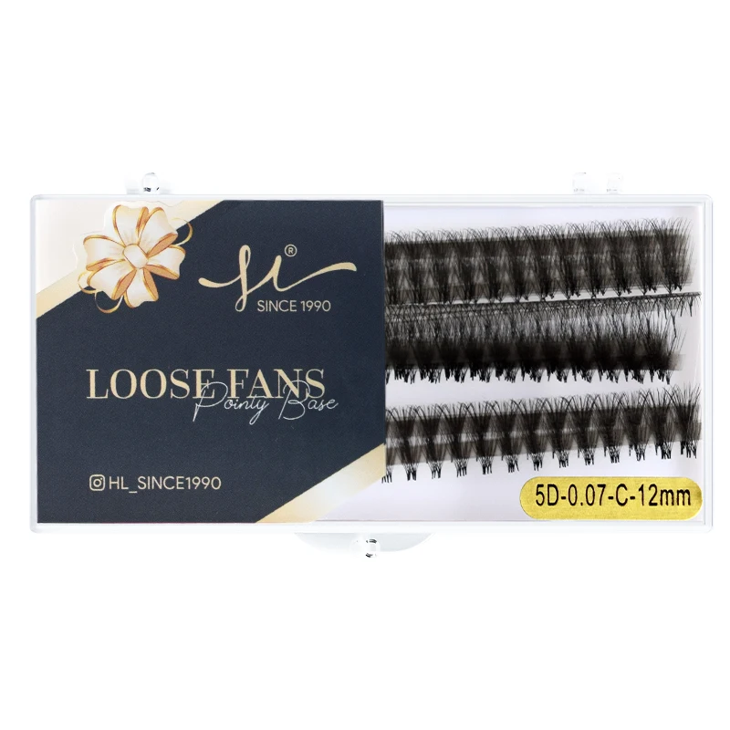 Lash Romance pointed base prefabricated fan medium stem pointed base prefabricated fan eyelash extension